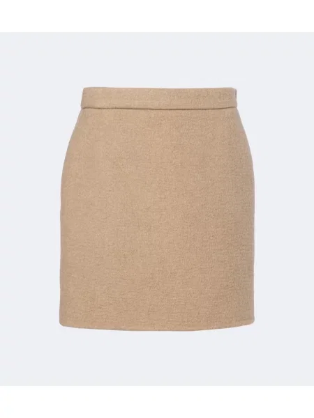Fustă Max Mara de mohair maro
