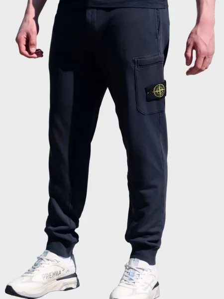 Штани Stone Island з камінням сині