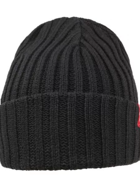 Rebrovaná čiapka Levi's biela