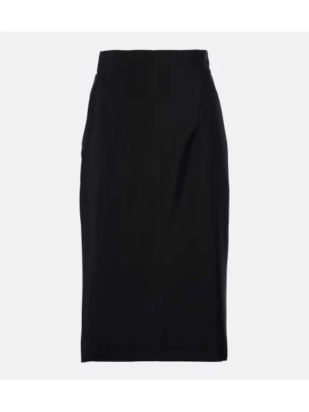 Fustă tip creion Mugler negru