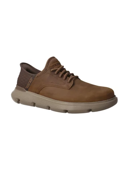 Sneakersy Skechers brązowe