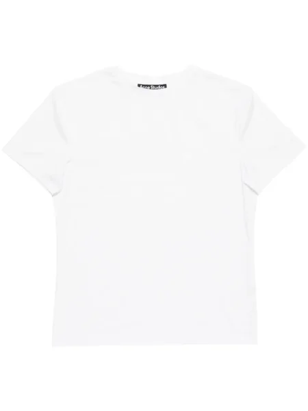 Tricou Acne Studios cu aplicații alb