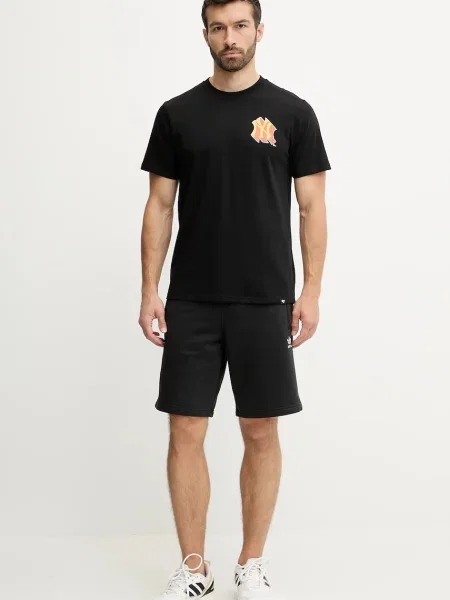 Футболка 47 brand MLB New York Yankees з принтом чорний