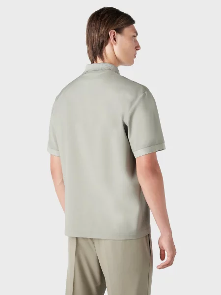 Emporio Armani Поло Вовна сірий