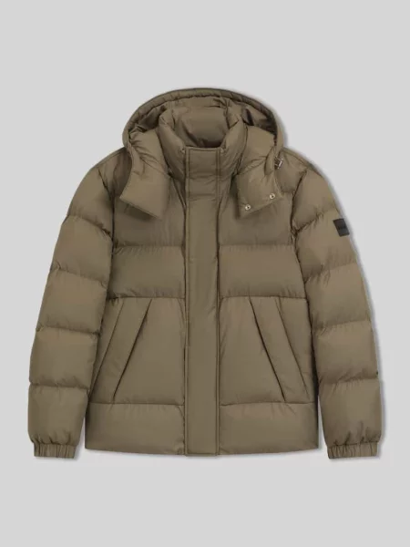 Boss Kurtki Mężczyzna Beżowy S H-Corbinian 5 Jacket zielona