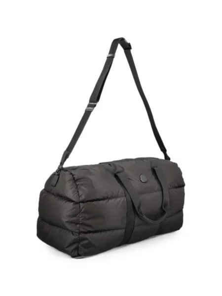 Matlasat geantă crossbody Moncler cu autograf negru