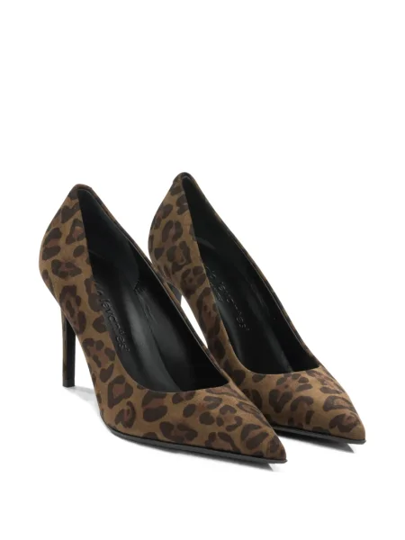 Pantofi cu toc Sergio Levantesi cu model leopard maro