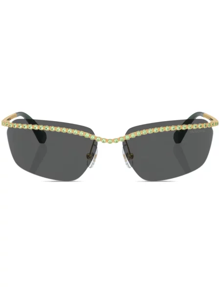 Ochelari de soare Swarovski de cristal auriu