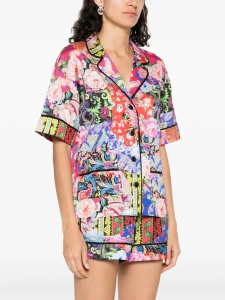 Cămașă Nissa cu imagine negru