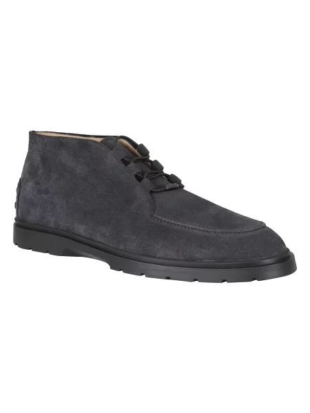 Botki Tod's zamszowe czarne