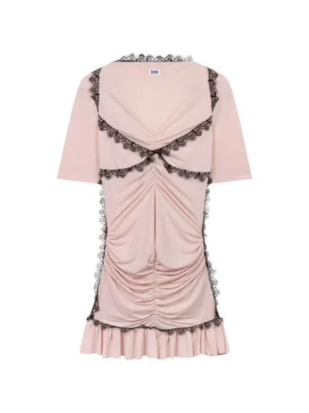 Rochie mini Gcds din dantelă roz