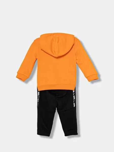 Puma Dětská tepláková souprava X HOT WHEELS MINICATS Loungewear Set INF TR oranžová