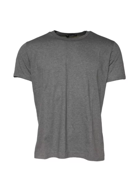 Tricou Dolce & Gabbana cu decolteu rotund gri