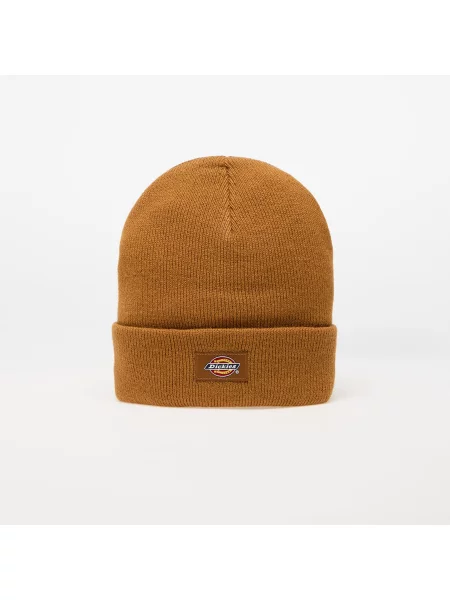 Czapka beanie z imitacji dzianiny model ‘Gibsland’ Dickies brązowa