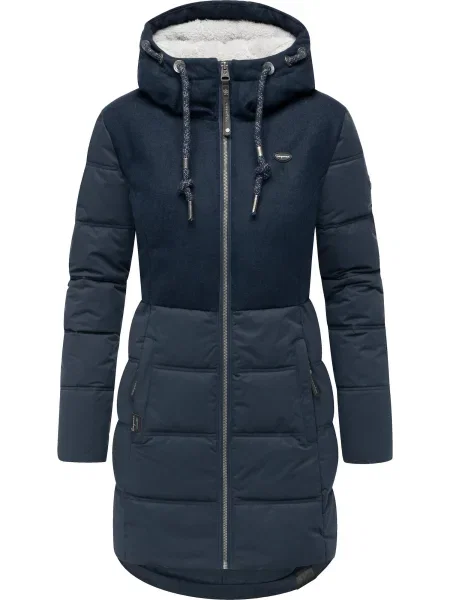 Ragwear Palton de iarnă Ashani bleumarin