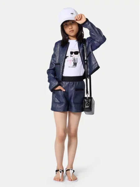 Karl Lagerfeld Kids Tricou D alb