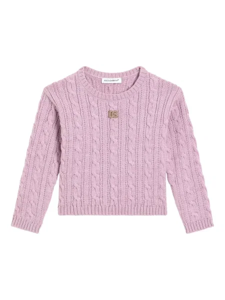 Kardigan dziecięcy Dolce And Gabbana różowy
