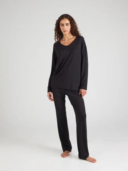 TRIUMPH Pijama Timeless Sensuality' negru