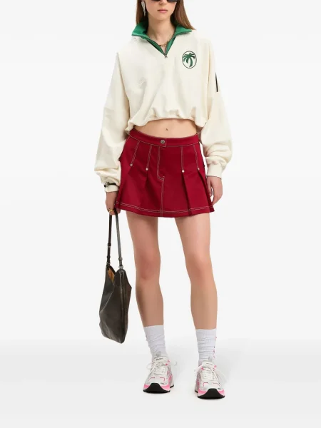 Mini sukňa Palm Angels červená