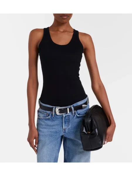 Body Agolde din jerseu negru