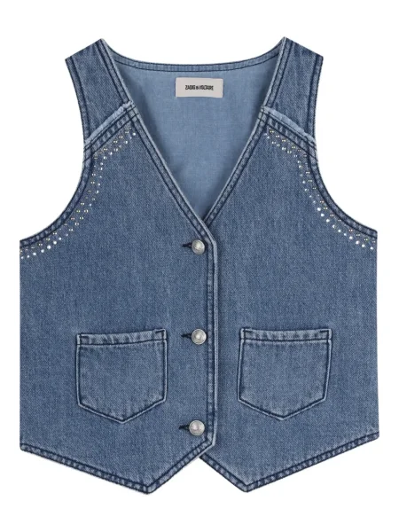 Dětska vesta Zadig & Voltaire modrá