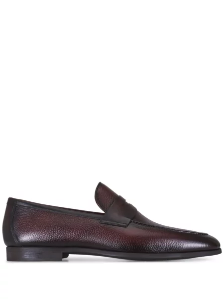 Pantofi loafer Magnanni din piele maro
