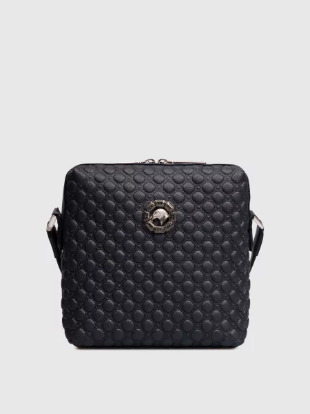 Кожаная сумка Stefano Ricci синяя