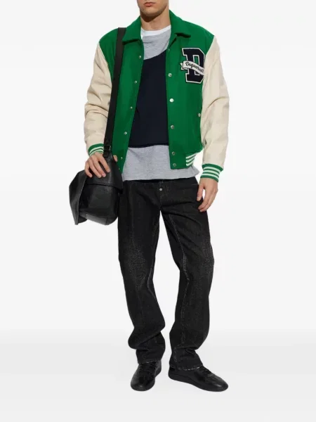 Geacă bomber Dsquared2 cu autograf verde