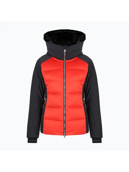 Дамско скиорско яке Descente Mary electric red/black черно