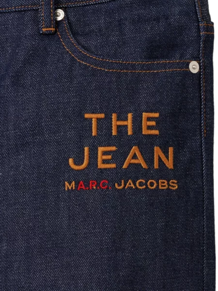 Blugi Marc Jacobs cu broderie albastru