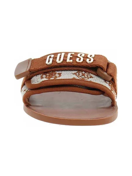 Šľapky Guess béžová