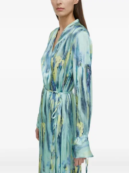 Rochie maxi Gestuz de costum albastru