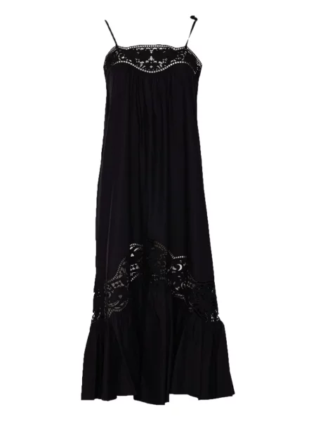 Rochie Twinset din poplin de costum negru