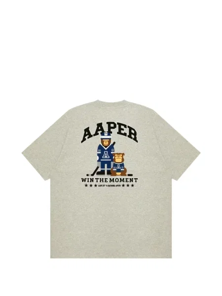 Tricou Aape By A Bathing Ape cu imagine gri