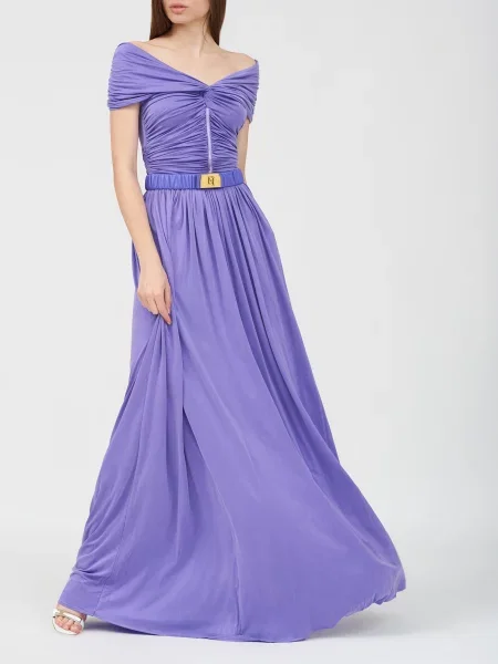Платье Elisabetta Franchi фиолетовое