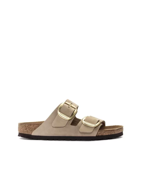 Klapki Birkenstock beżowe