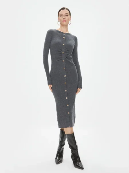 Pinko Rochie tricotată Ermellino gri