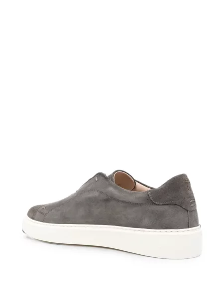 Szarvasbőr slip on sneaker Eleventy szürke