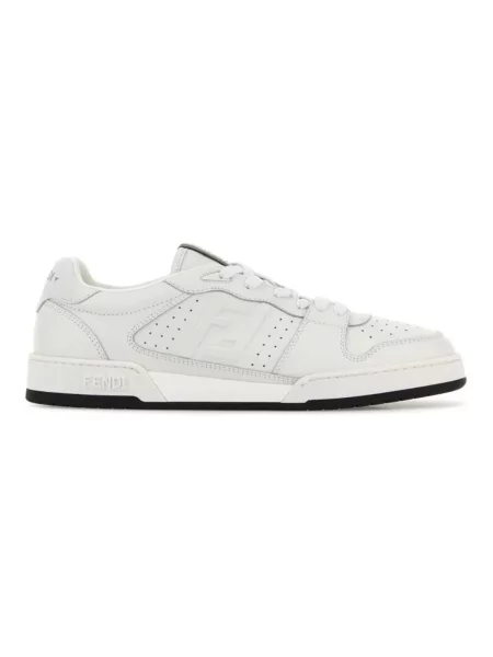 Sneakersy Fendi skórzane białe