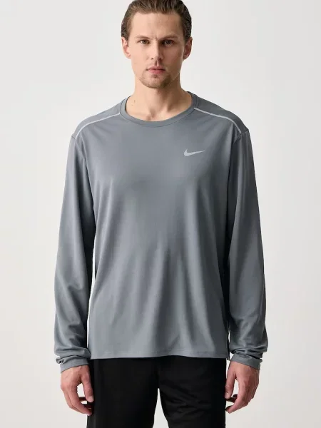 Nike longsleeve treningowy Miler Dri-FIT szara
