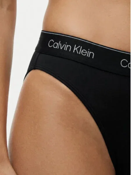 Calvin Klein Swimwear Bikini alsó fekete