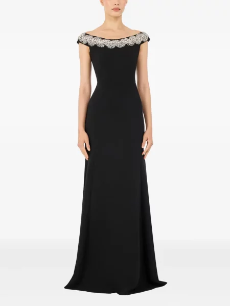 Rochie maxi Jenny Packham de costum negru