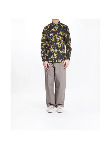 Koszula dżinsowa Versace Jeans Couture z długim rękawem