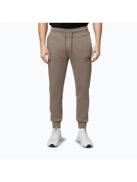 Spodnie Pitbull Sampson Track Pants brązowe
