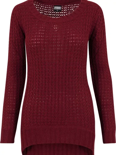 Urban Classics Pulover burgundy roșu