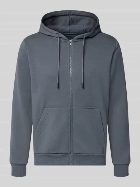 Bluza rozpinana o kroju regular fit z mieszanki bawełny model BRADLEY' Jack & Jones niebieska