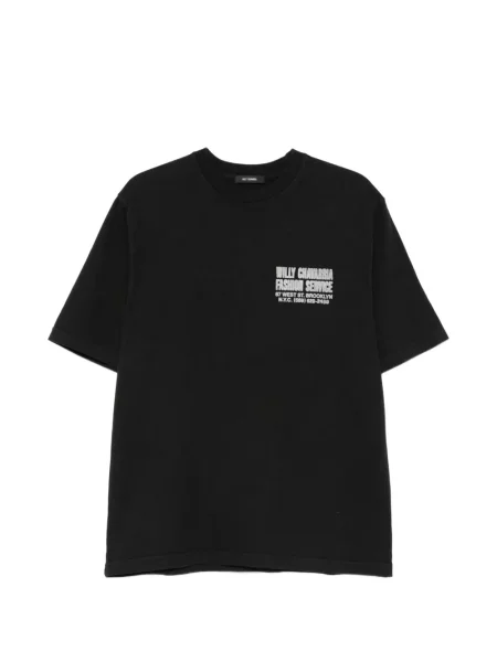 Tricou Willy Chavarria cu decolteu rotund negru