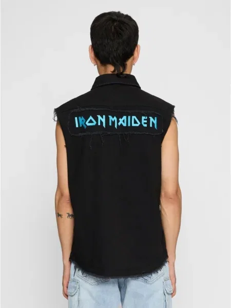 Retro košulja Brandit bez rukava crna