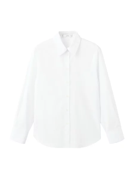 MANGO Bluza REGU off-bela bela