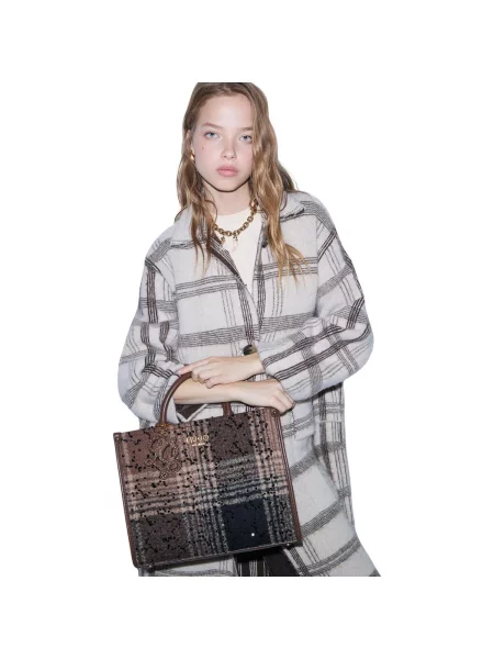 Geantă shopper Liu Jo maro